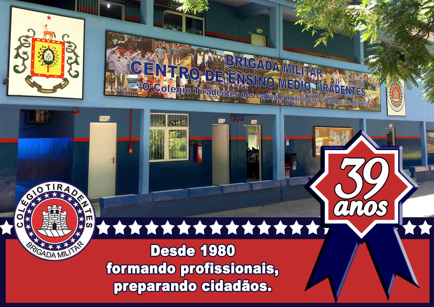 Colégio Tiradentes Brigada Militar PoA - CTBM/POA completa 39 anos ...