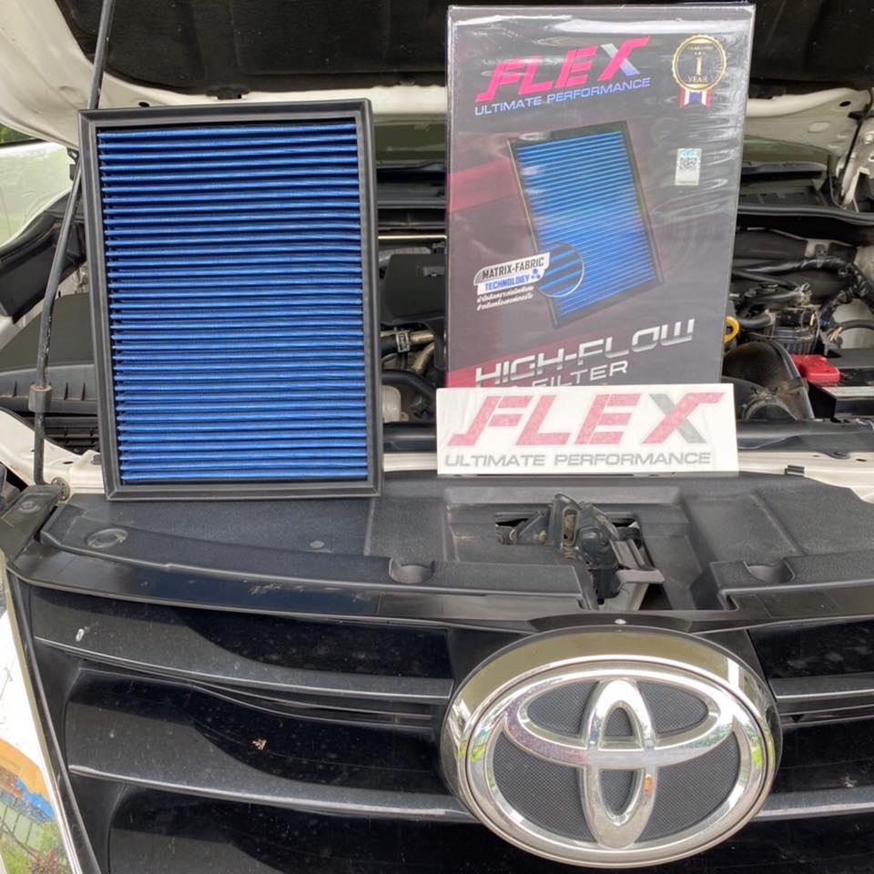 FLEX ultimate performance กรองกาศรถยนต์ กรองแต่งตรงรุ่น กรองเปลือย Thailand