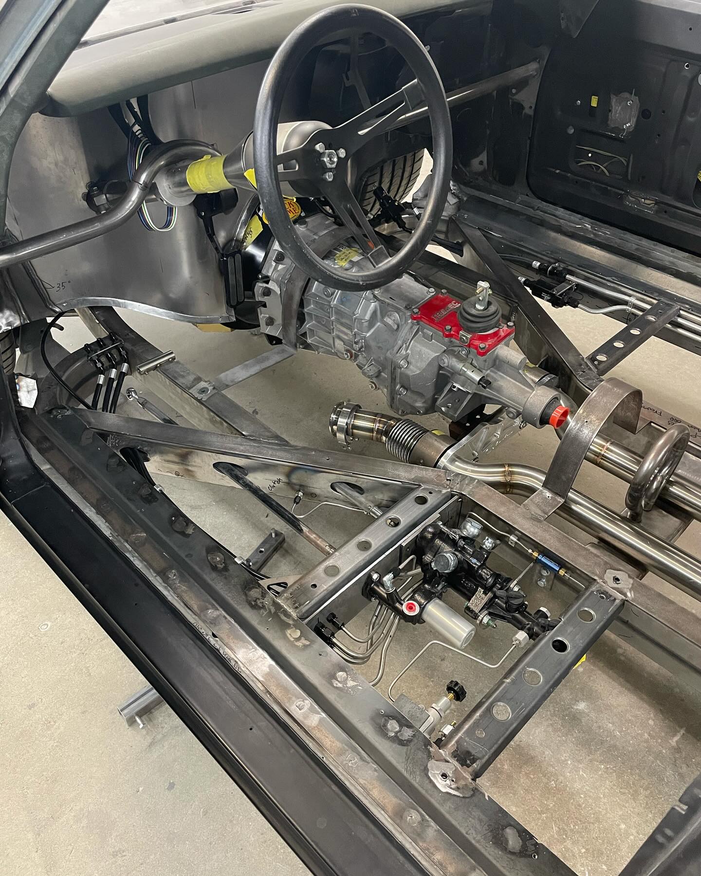 Under floor details just before the... - Sanders Street Rods