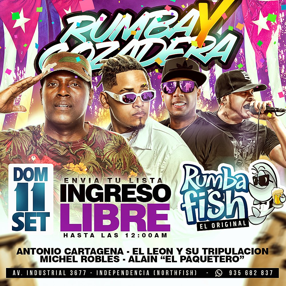 Rumba Fish - 🔥🐟 𝐃𝐎𝐌𝐈𝐍𝐆𝐎𝐒 en 𝐑𝐔𝐌𝐁𝐀𝐅𝐈𝐒𝐇 🐟🔥 📲 https://bit.ly ...