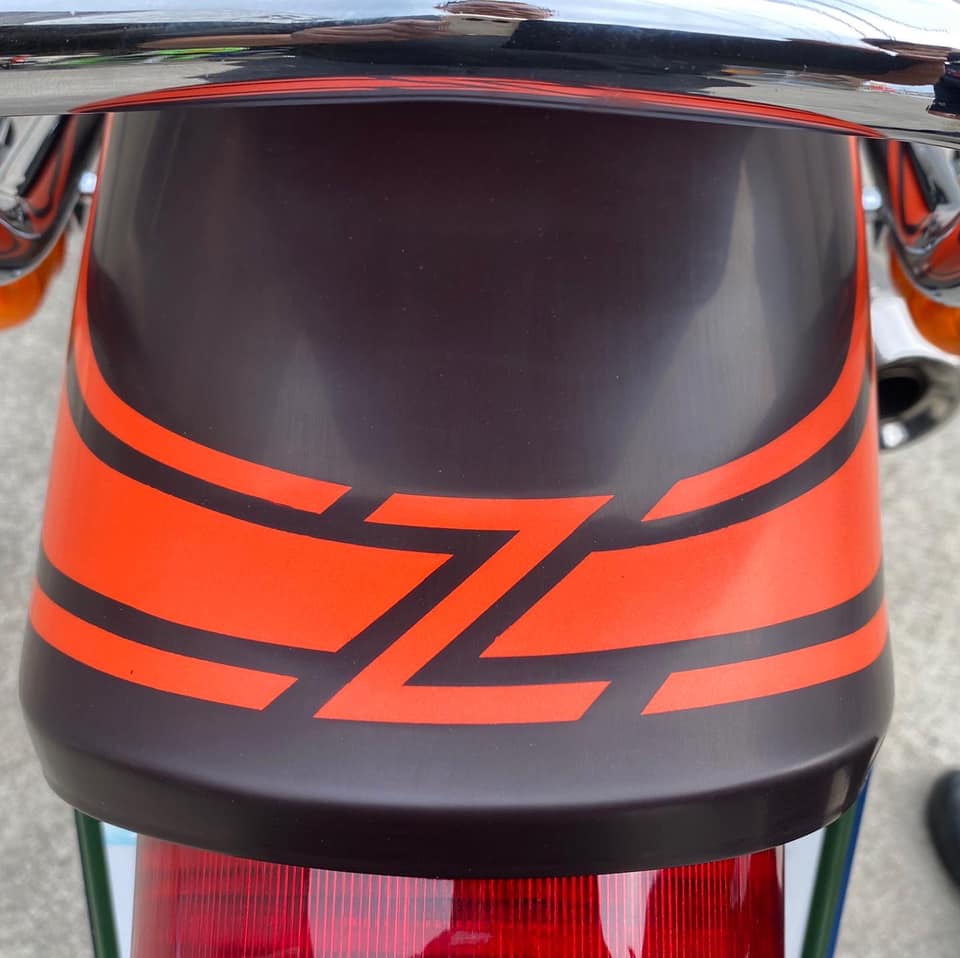 z900rsロングテール！火の玉カラー
