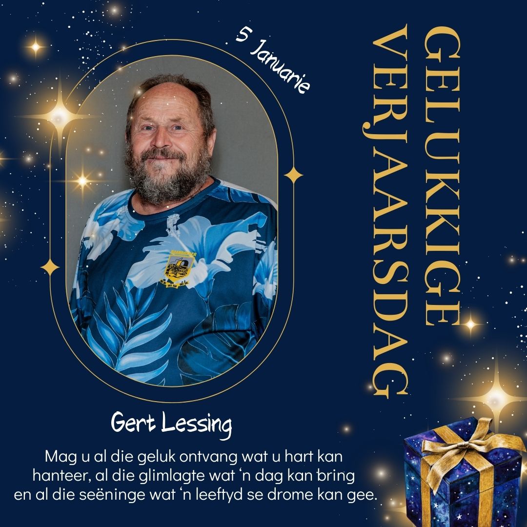Baie geluk met u verjaarsdag mnr... - Baanbreker Laerskool