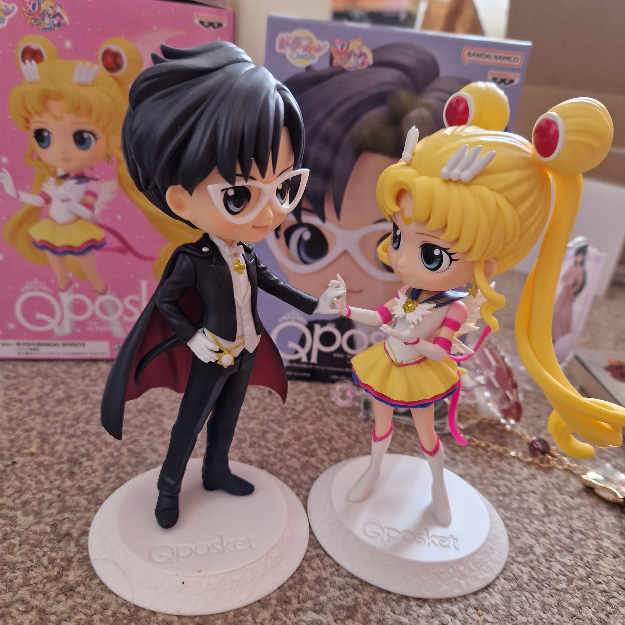 Pretty Guardian Sailor Moon Cosmos The Movie Q Posket PVC Prize Figure - Eternal Sailor Mars (Ver. A