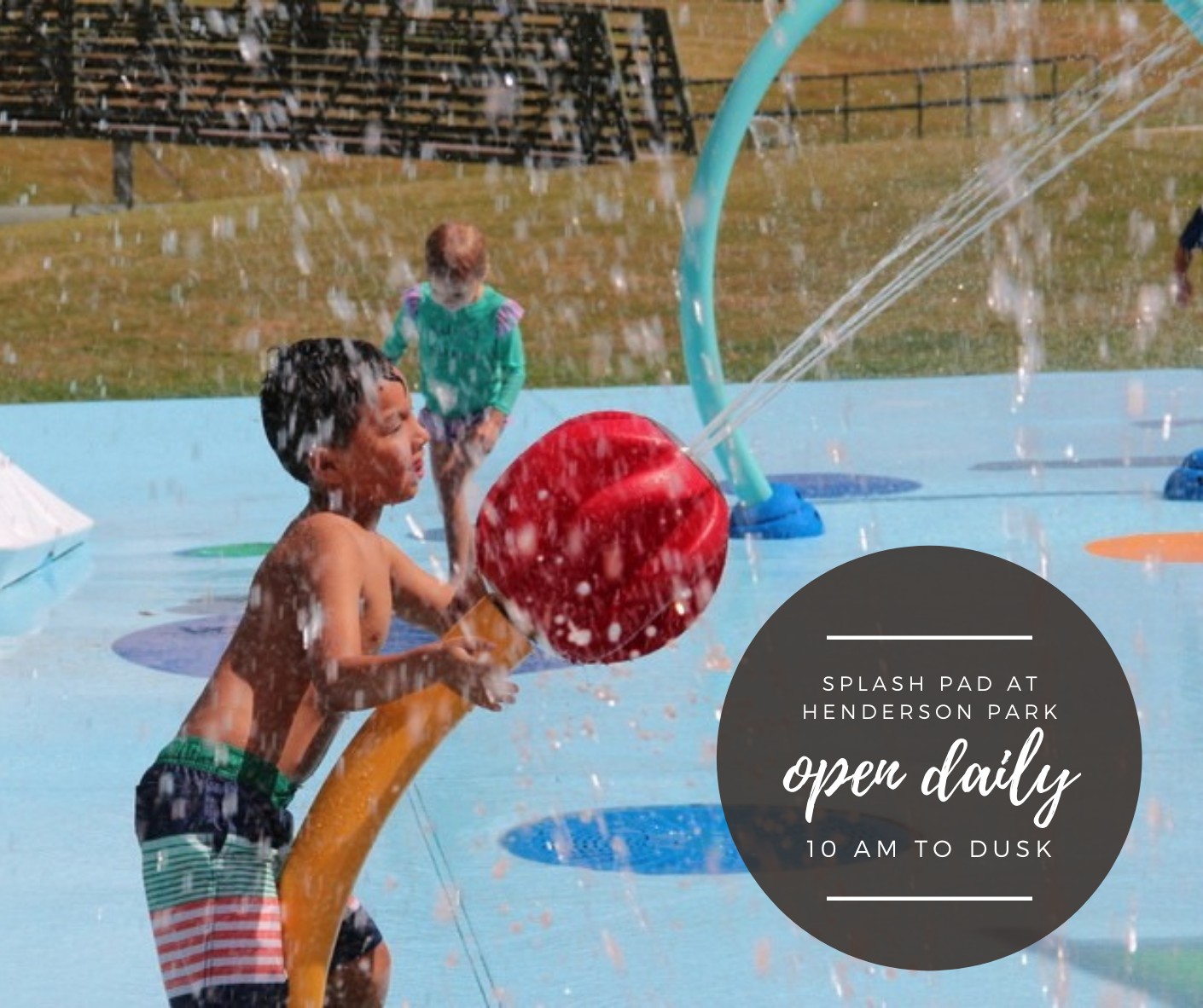 The splash pad at Henderson... - Brenham Parks & Recreation