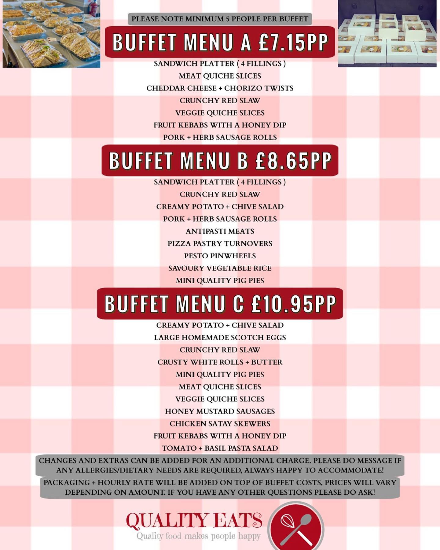 Quality Eats - ️ ️ 😍 NEW BUFFET MENU 😍 ️ ️ As I... | Facebook