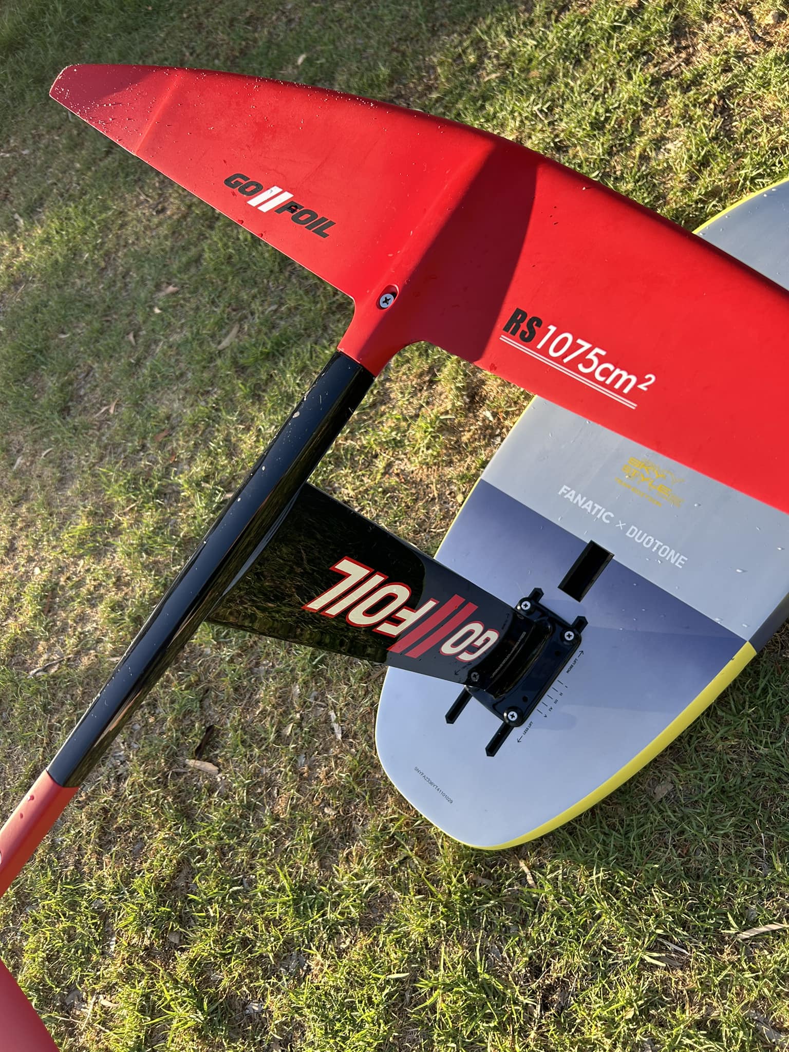 Is the RSX 1075 wing faster than the RS 850?