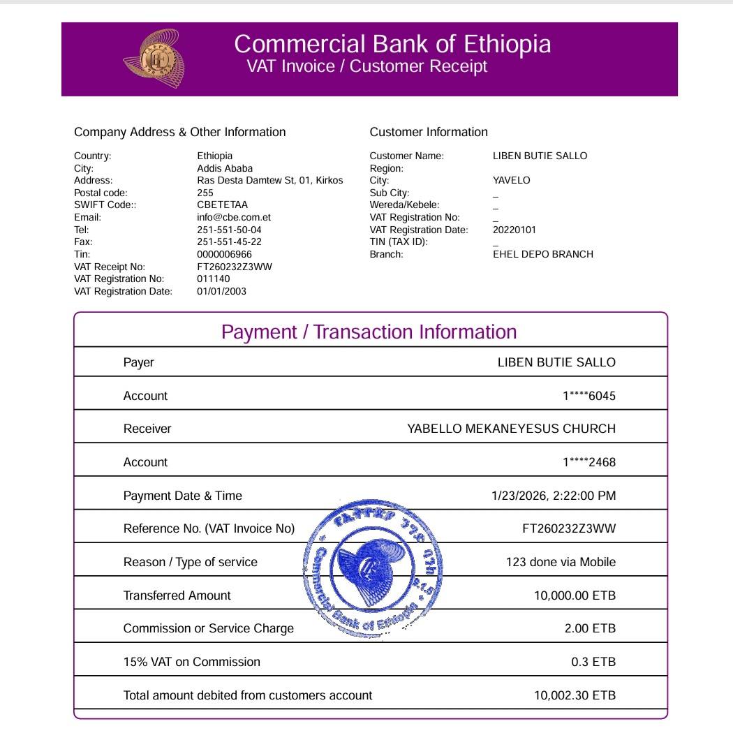 Ethiopian Evangelical Church Mekane Yesus Yabello | Yabelo