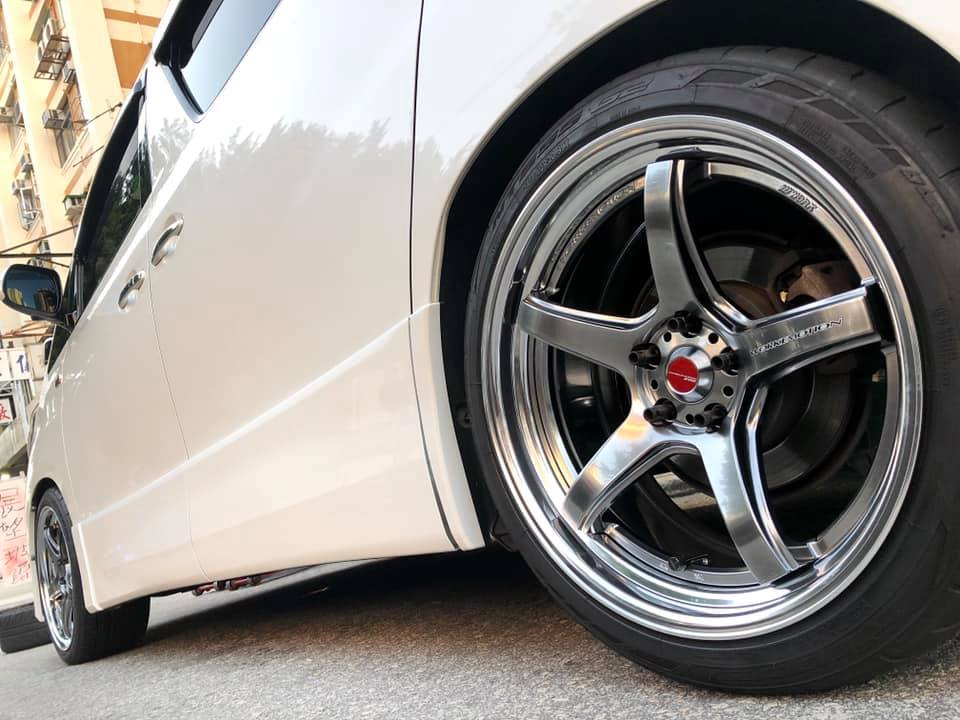 TOYOTA ALPHARD Wheel — WORK EMOTION T5R 2P 20” (GTS) Tire — NITTO