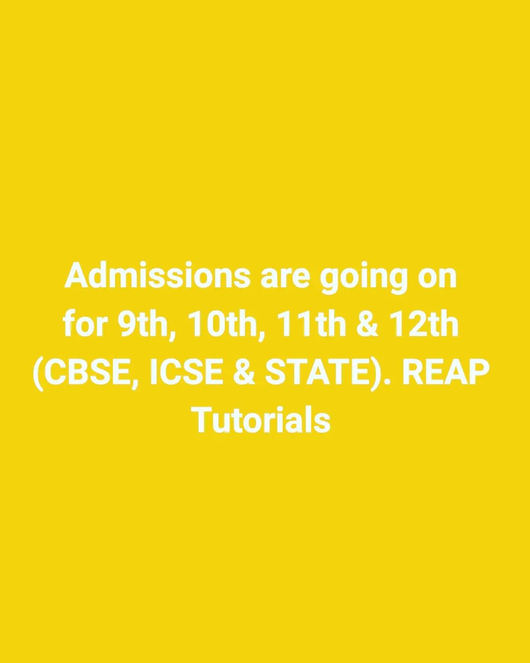REAP Tutorials | Bangalore