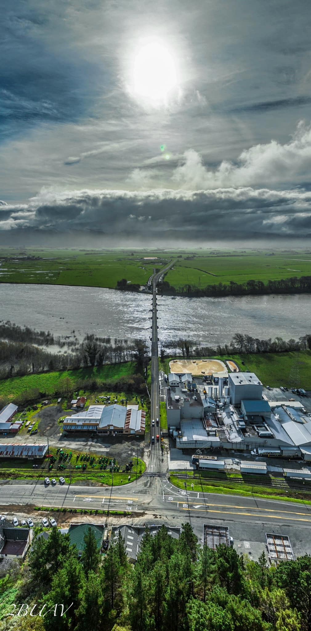 Double B UAV - Fernbridge, originally Eel River Bridge, is a 1,320-foot ...