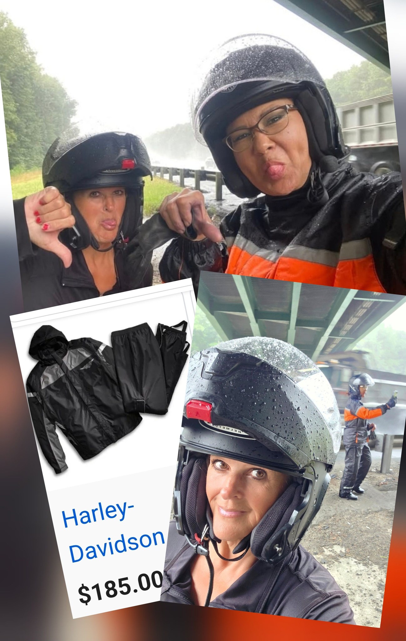 Harley-Davidson rain suits for men and women