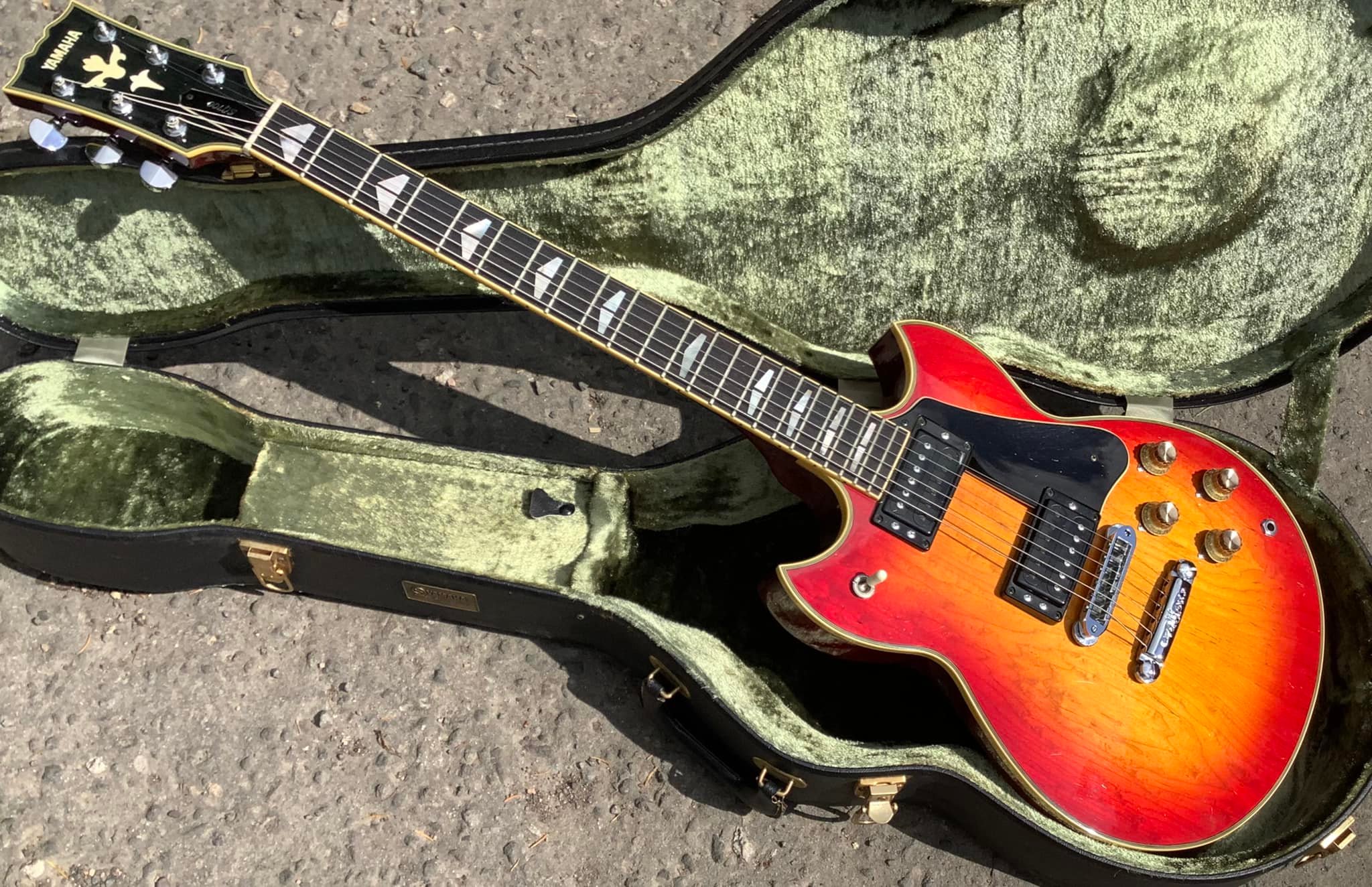 1979 Yamaha SG700 and 1977 SF1000 guitars