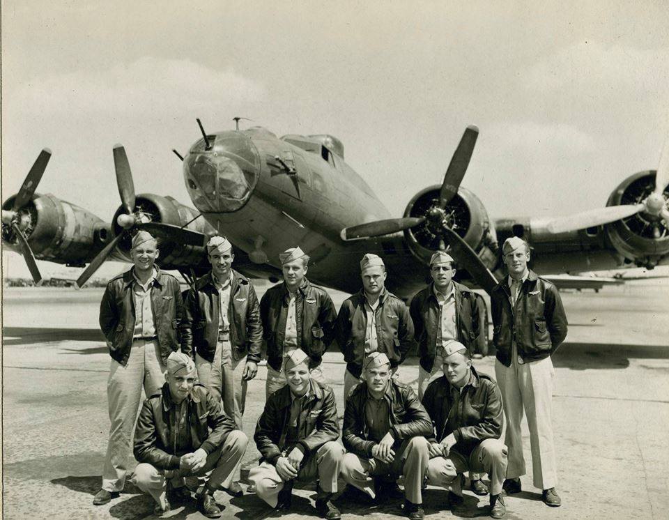 94th - Hoza, Stephen M. Crew 331st Bomb Squadron Front row, left to ...