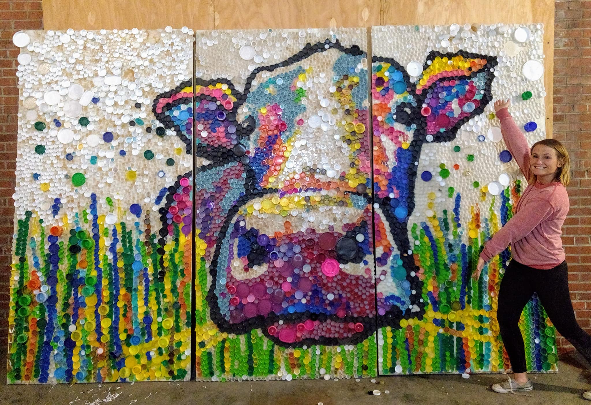 Something different. Yes . . . I painted a cow in 2011 for the