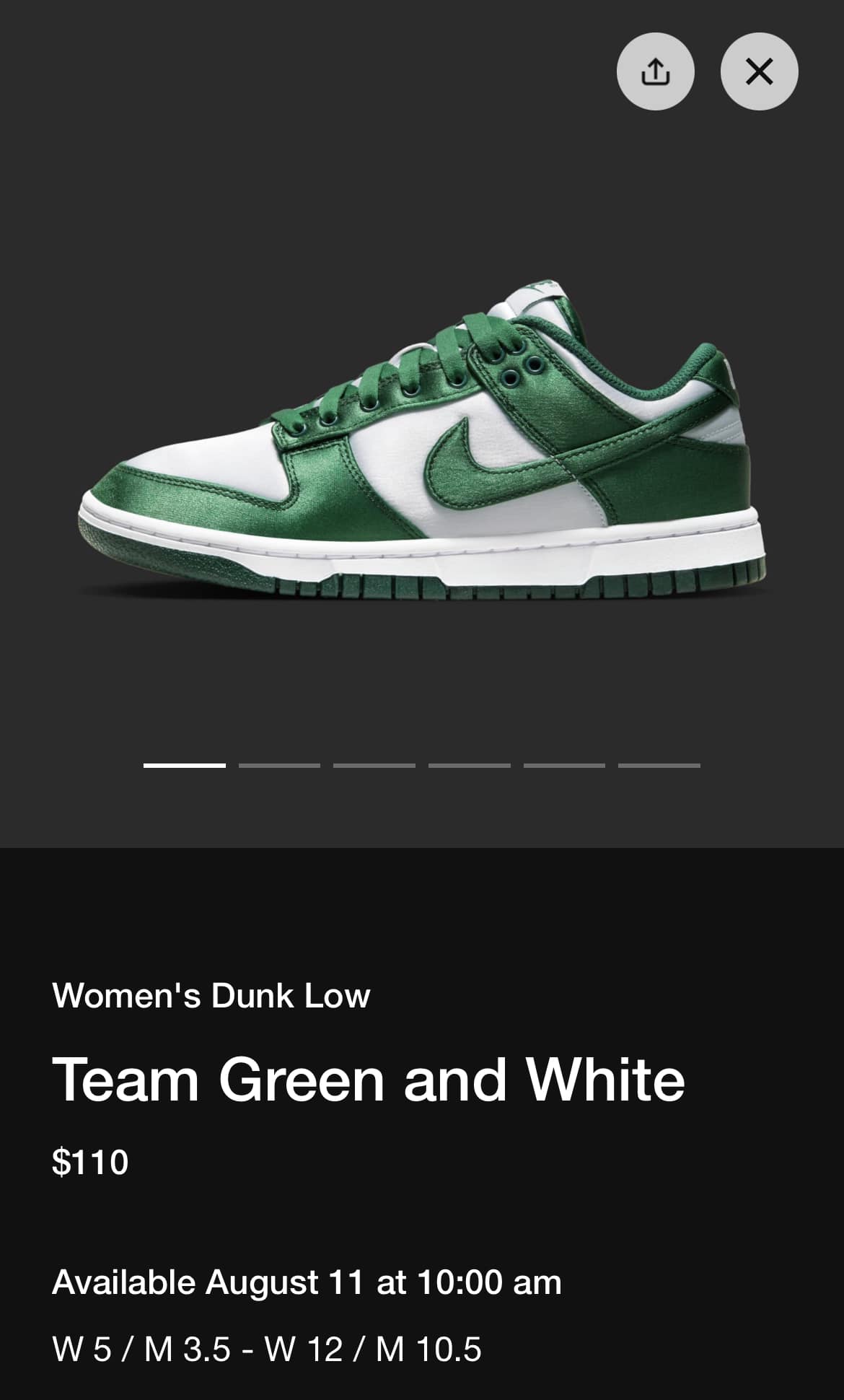Nike SB Dunk Low Pro J Pack Pine Green Mens“ 💚🖤 ค่าตัว 1,790 บาท
