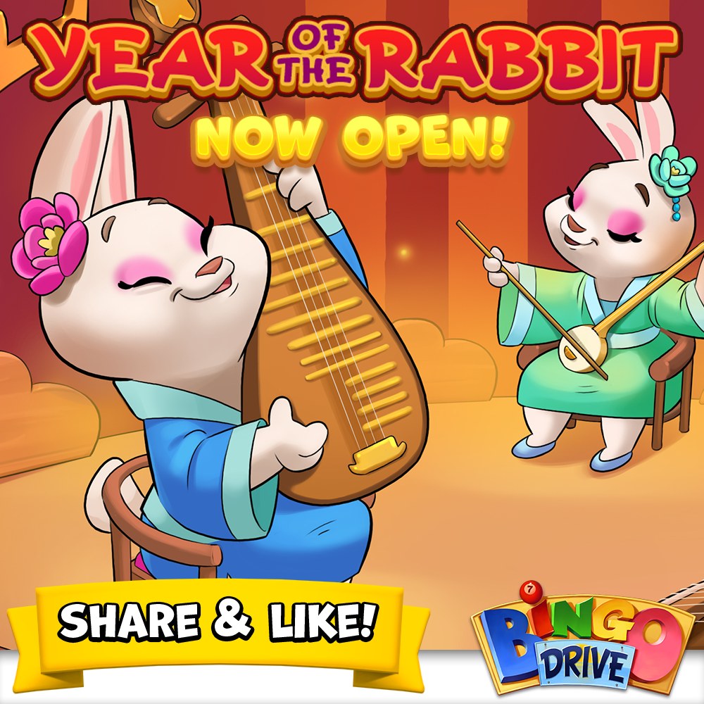 Bingo - Daubers, may the year of Rabbit brings you prosperity and good ...