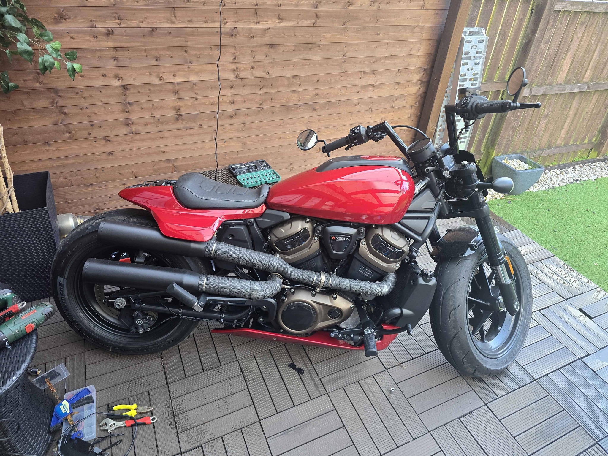 Just upgraded now need some colour Black Dove tank stickers I think