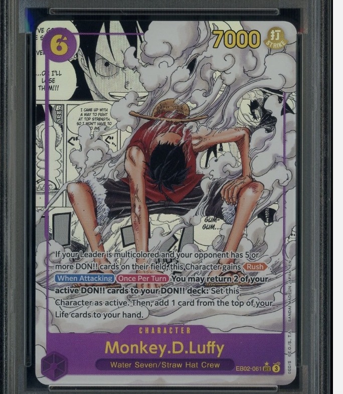 Monkey.D.Luffy (manga) (JP) PSA 10 One Piece SEC • EB02-061 📍4F