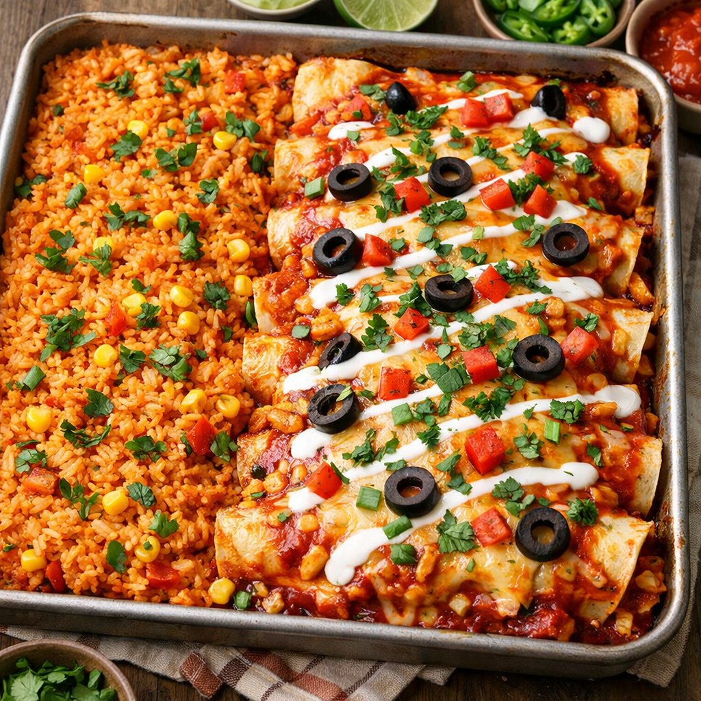 SOLD OUT! Community Dinner - Beef and Cheese Enchilada Bake with Sazon ...