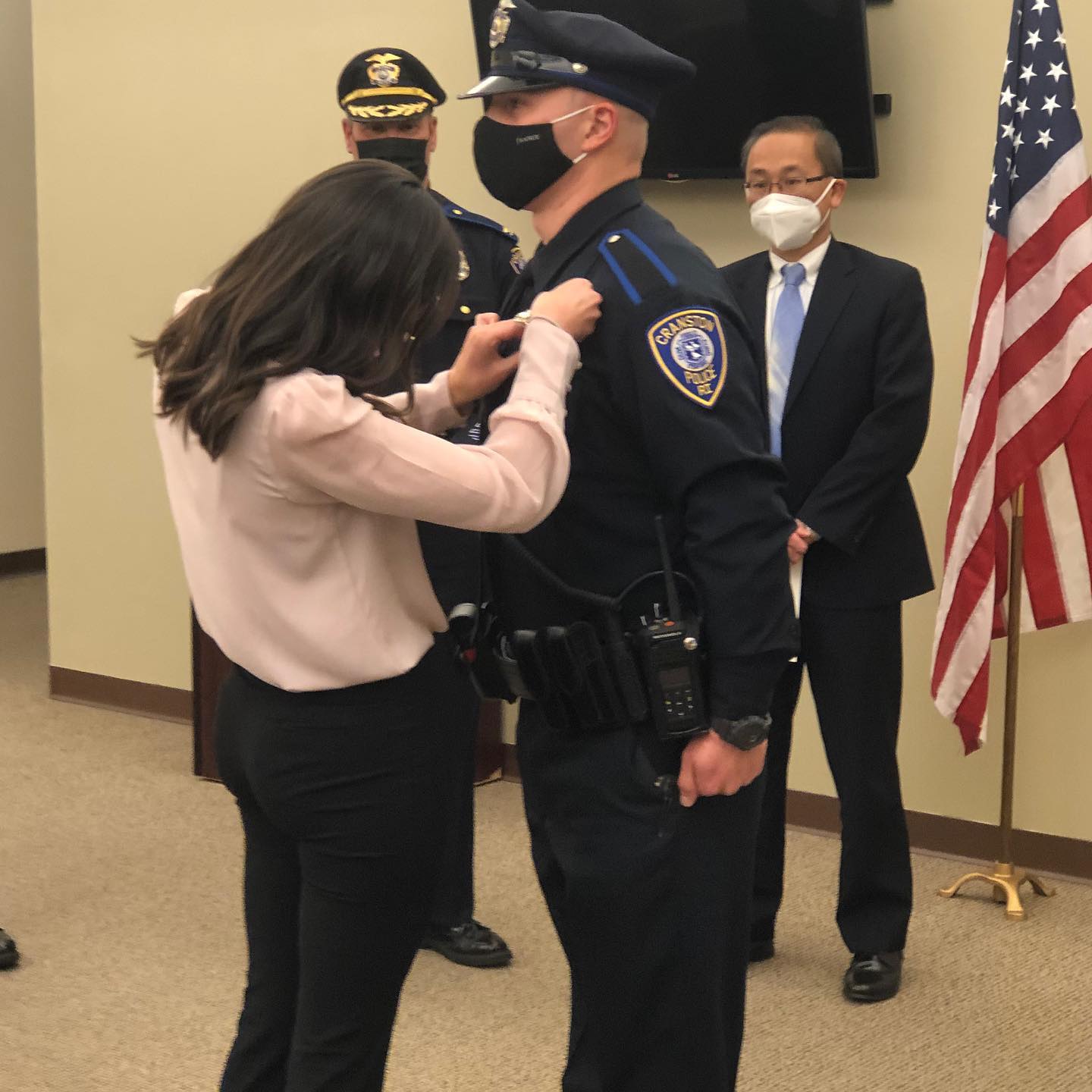 Swearing in of Off.... - Cranston, RI Police Department
