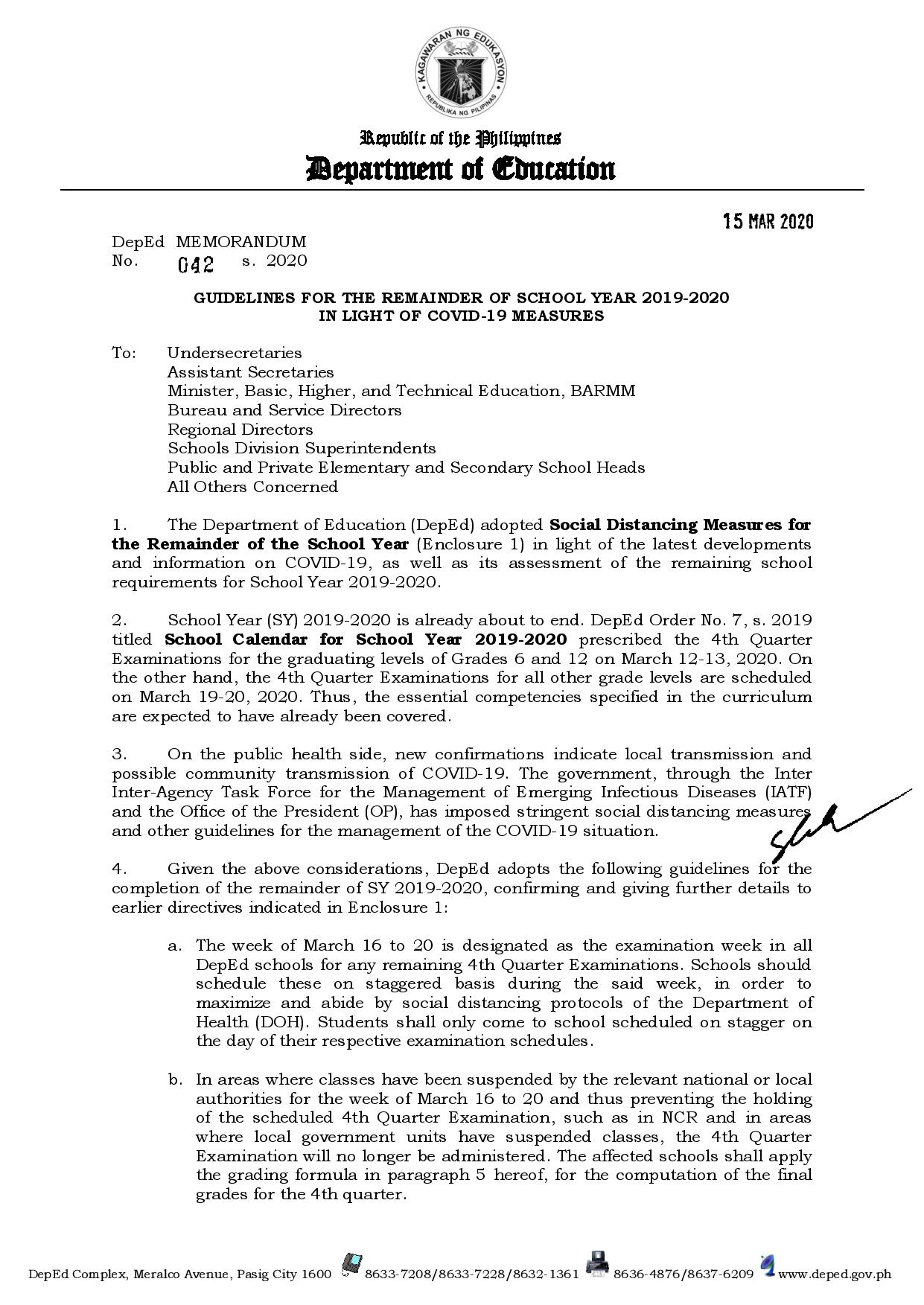 The Department of Education issues... - DepEd Philippines | Facebook