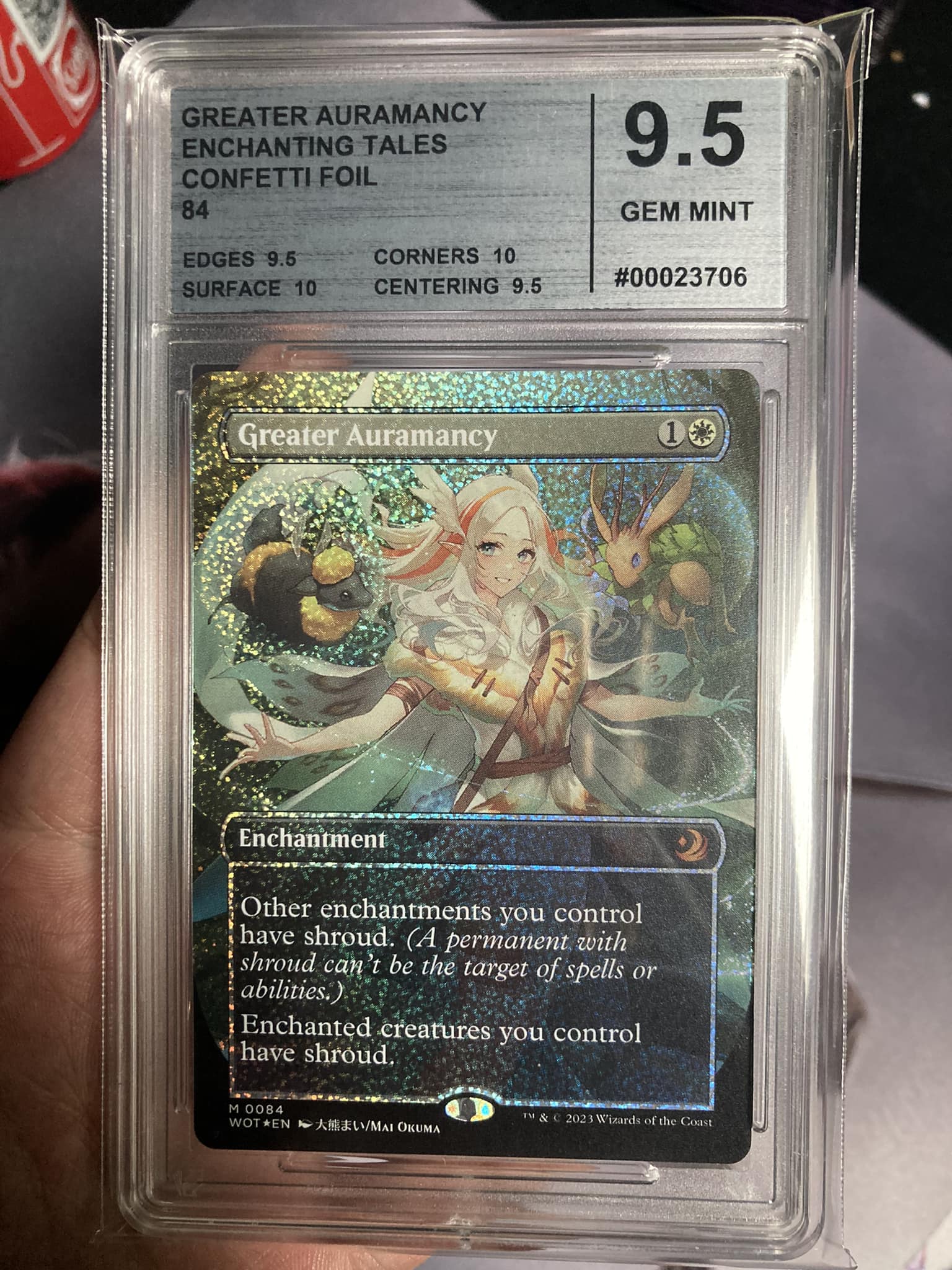 Foil Etched Greater Auramancy 😂