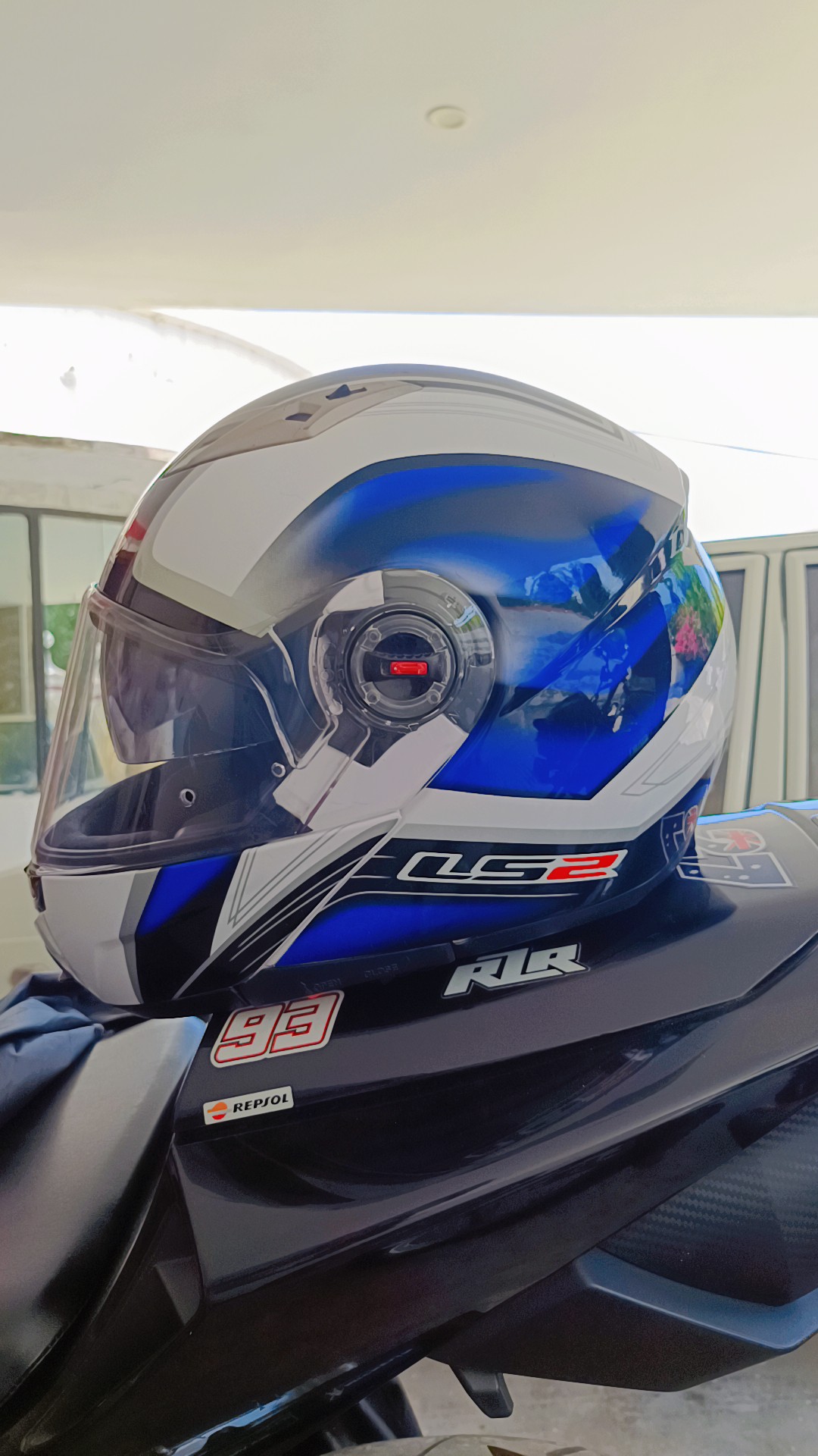 ls2 ff370 helmet Anti-Scratch FF325/ FF370/ FF394 Motorcycle Visor Face Shield (Silver) : Automotive Helmet flip up - LS2