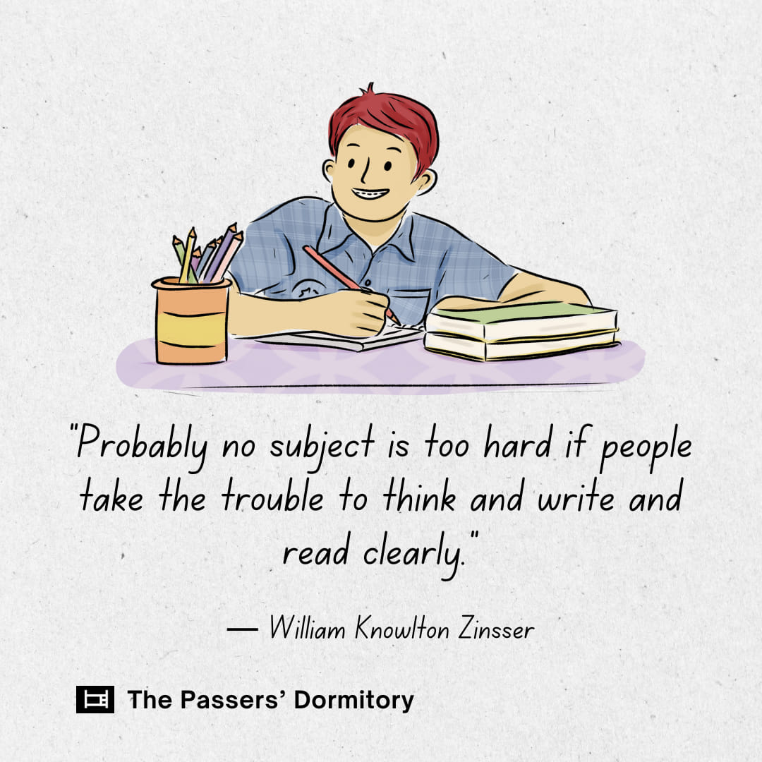 Science shows that writing is a... - The Passers' Dormitory | Facebook