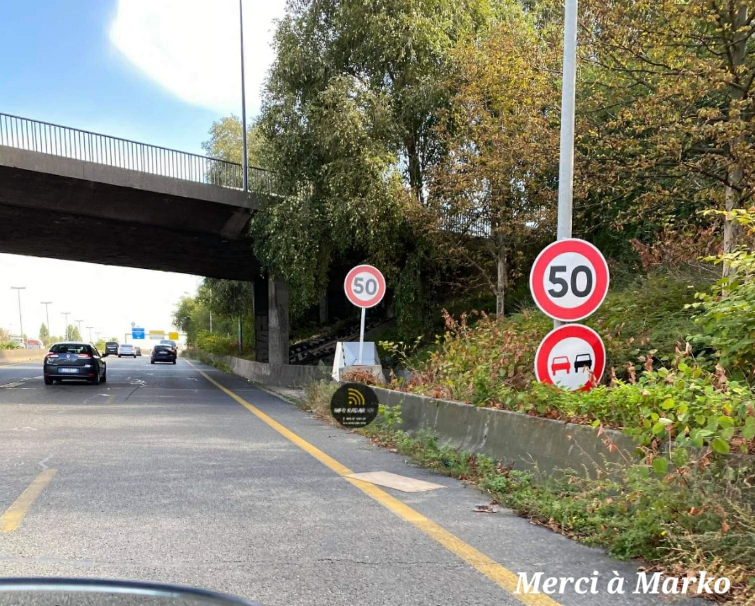 Radar A3 Noisy Le Sec 50 Km/h