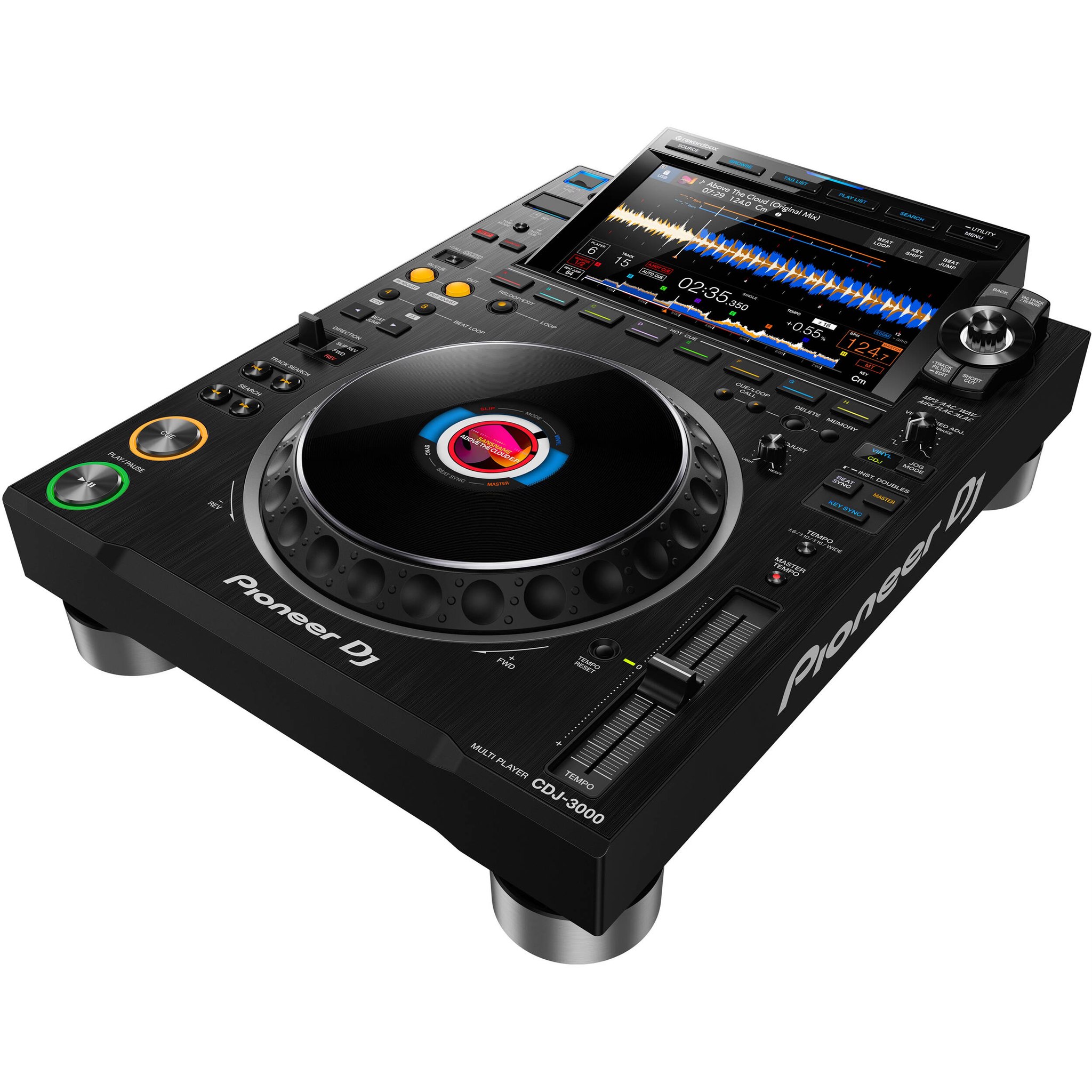 Silver Pioneer CDJ-800 professional DJ turntable media player has