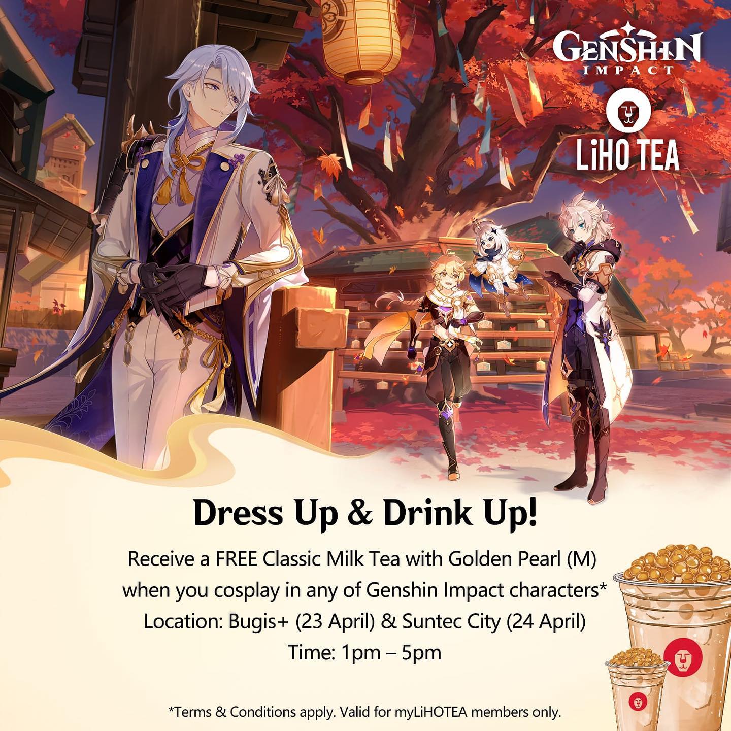 Genshin Impact x LiHO TEA Tumblers NOW AVAILABLE IN STORES!✨ You