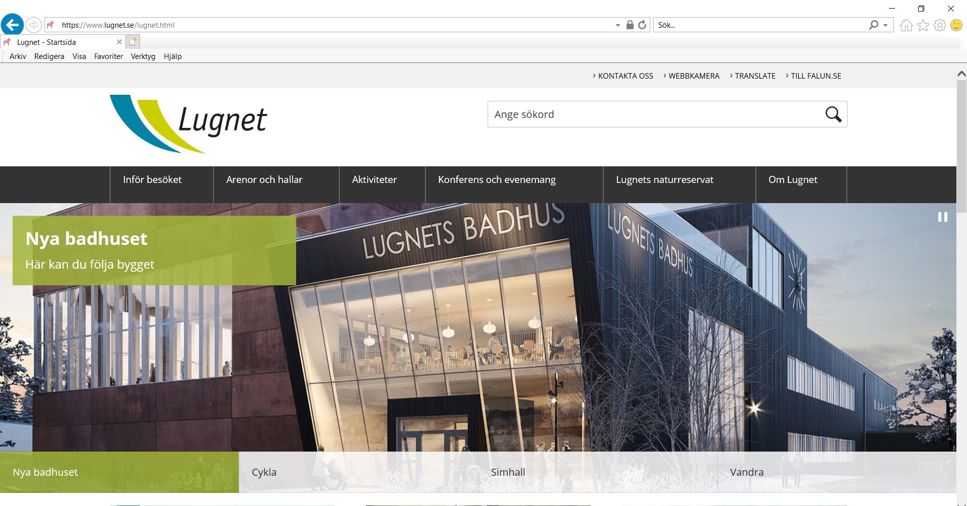 Lugnet i Falun - Nu blir det lättare att hitta på lugnet.se! Välkommen ...