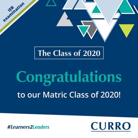 Curro Aurora - Congratulations to the Class of 2020 on...