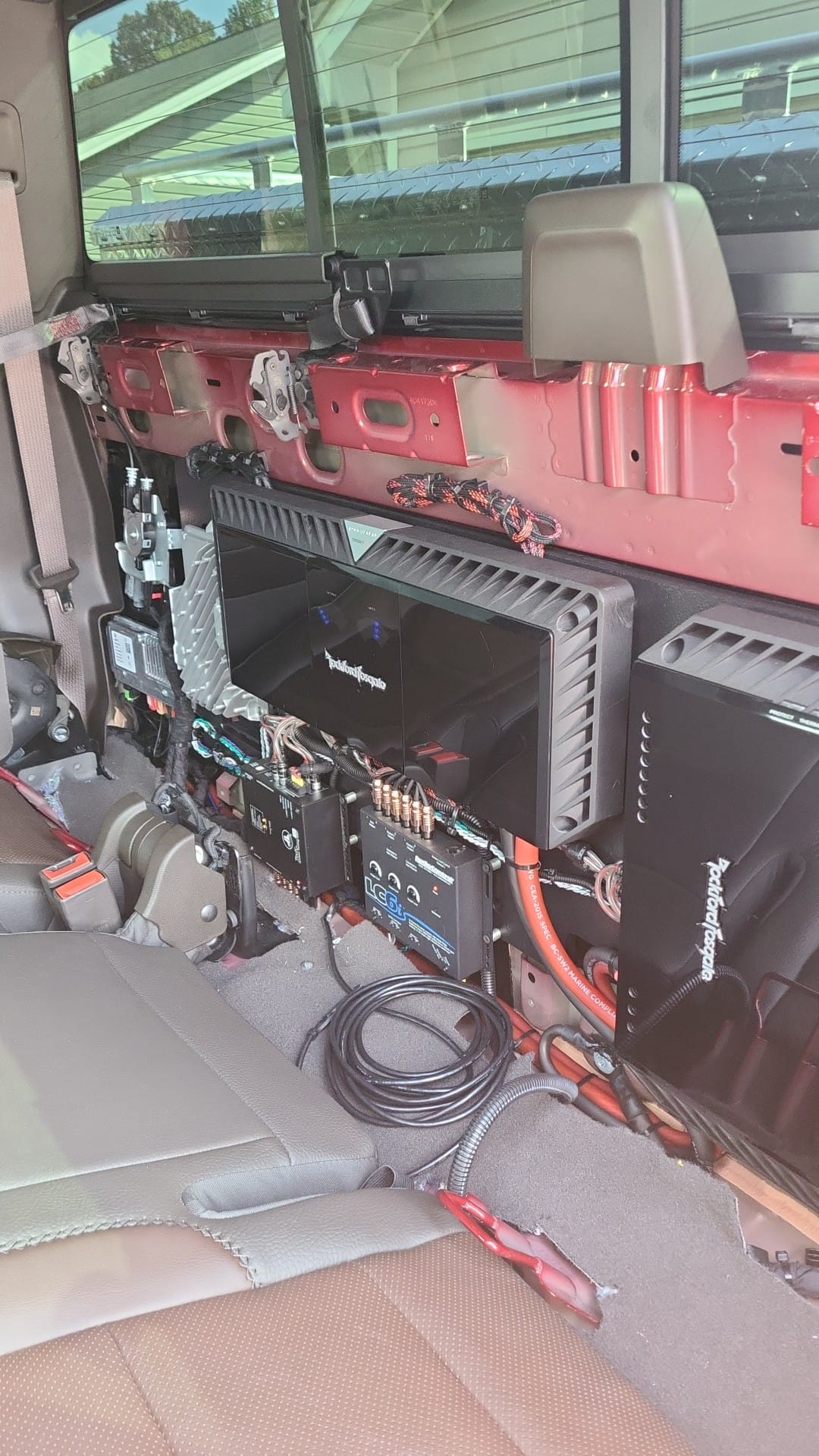 Bose amp not powering after installation