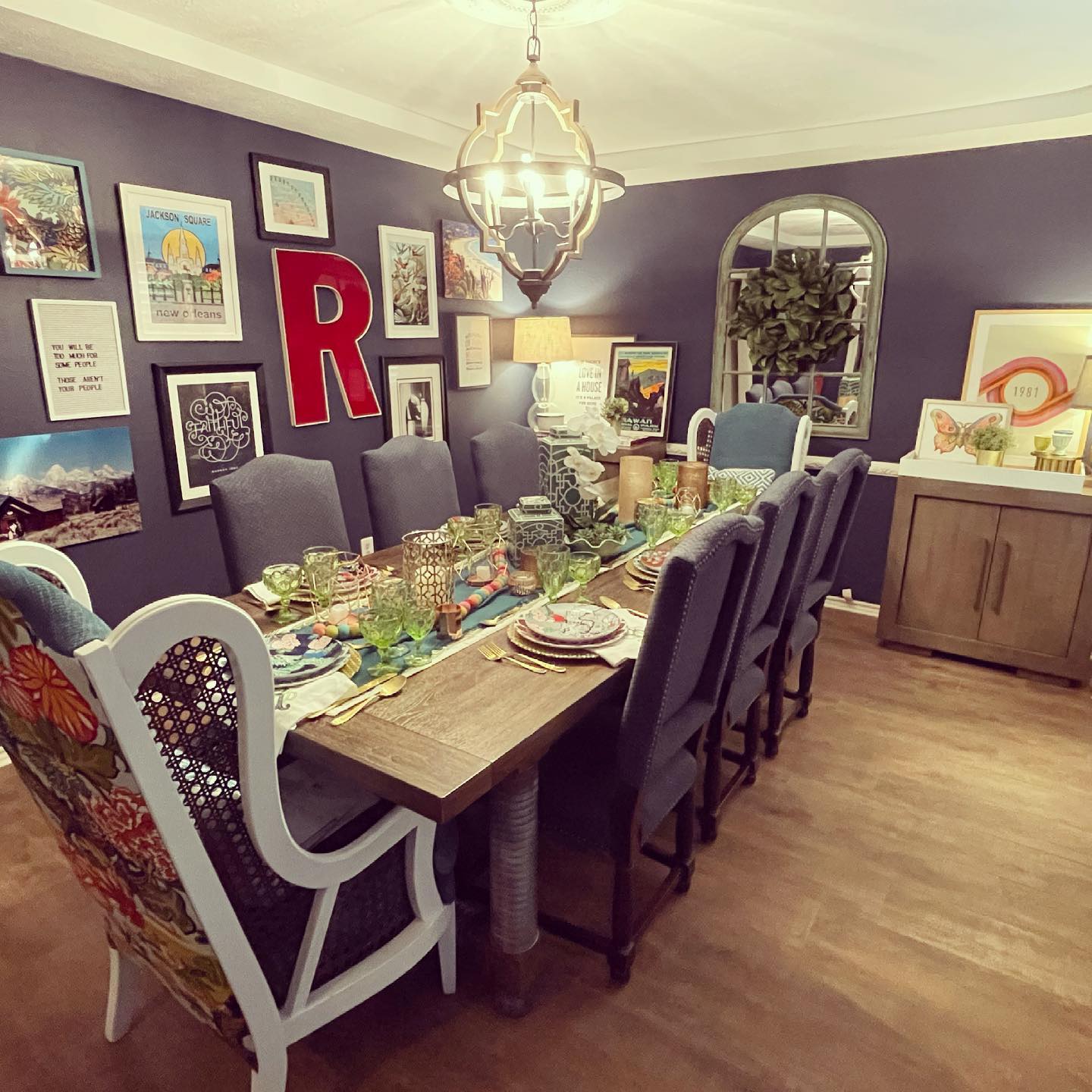 Life Design with LeeAnne - Our dining room is likely my favorite room ...