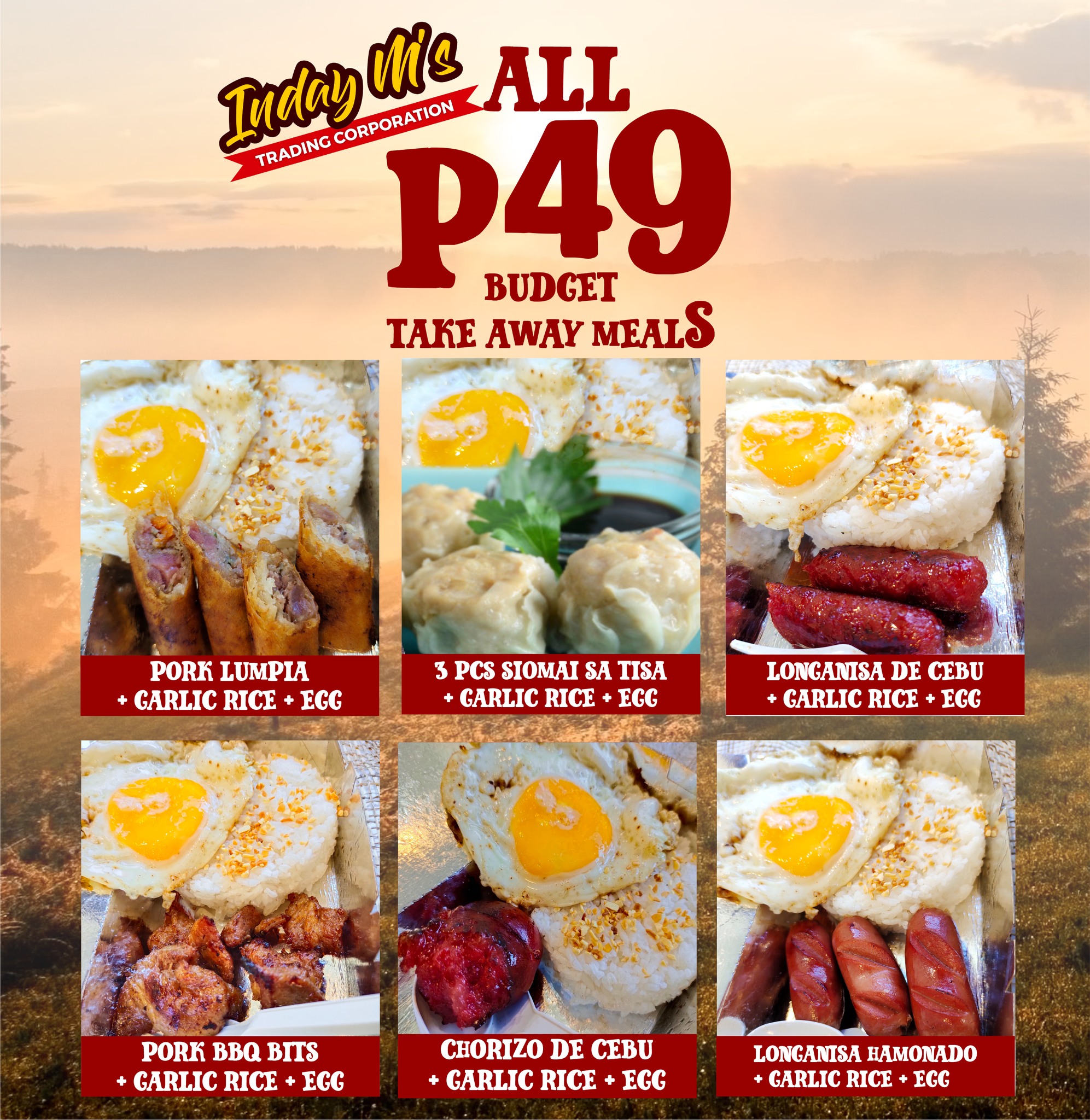 Check out our menu for all P49... - Inday M's Ozamiz | Facebook