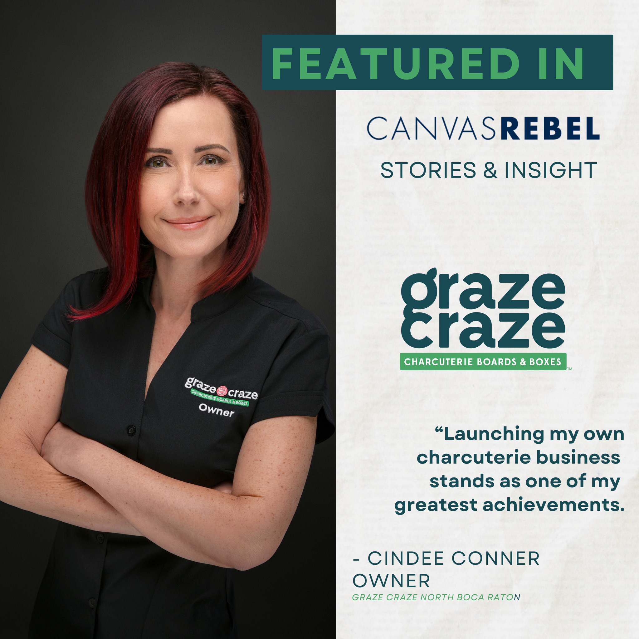 My interview with Canvas... - Graze Craze North Boca Raton