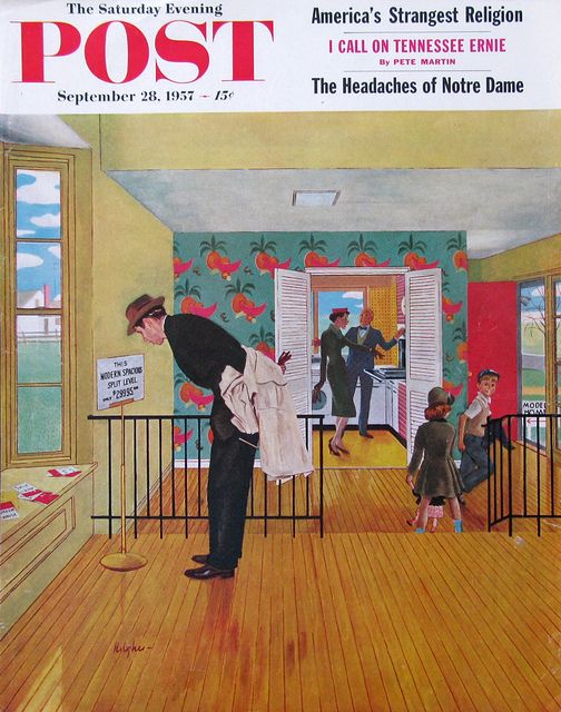 Vintage illustration from Saturday Evening Post
