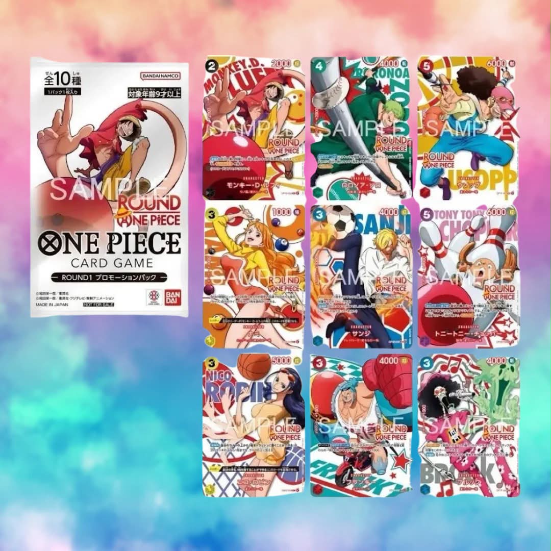 One Piece x ROUND1 Collaboration Promo Pack for sale