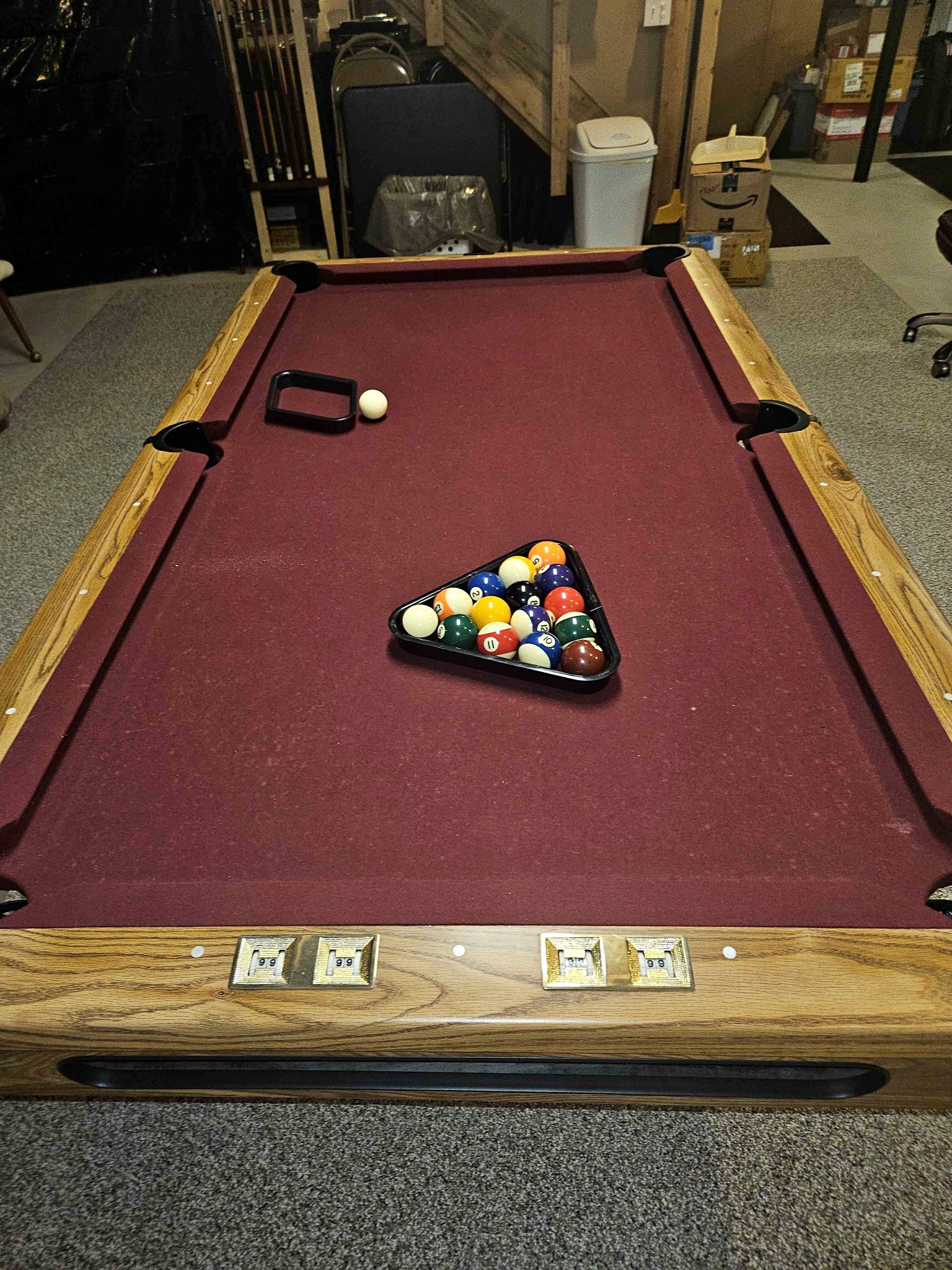 Pool Table 4ft x 7ft Brunswick Billiards (3 piece slate) - Billiard ...