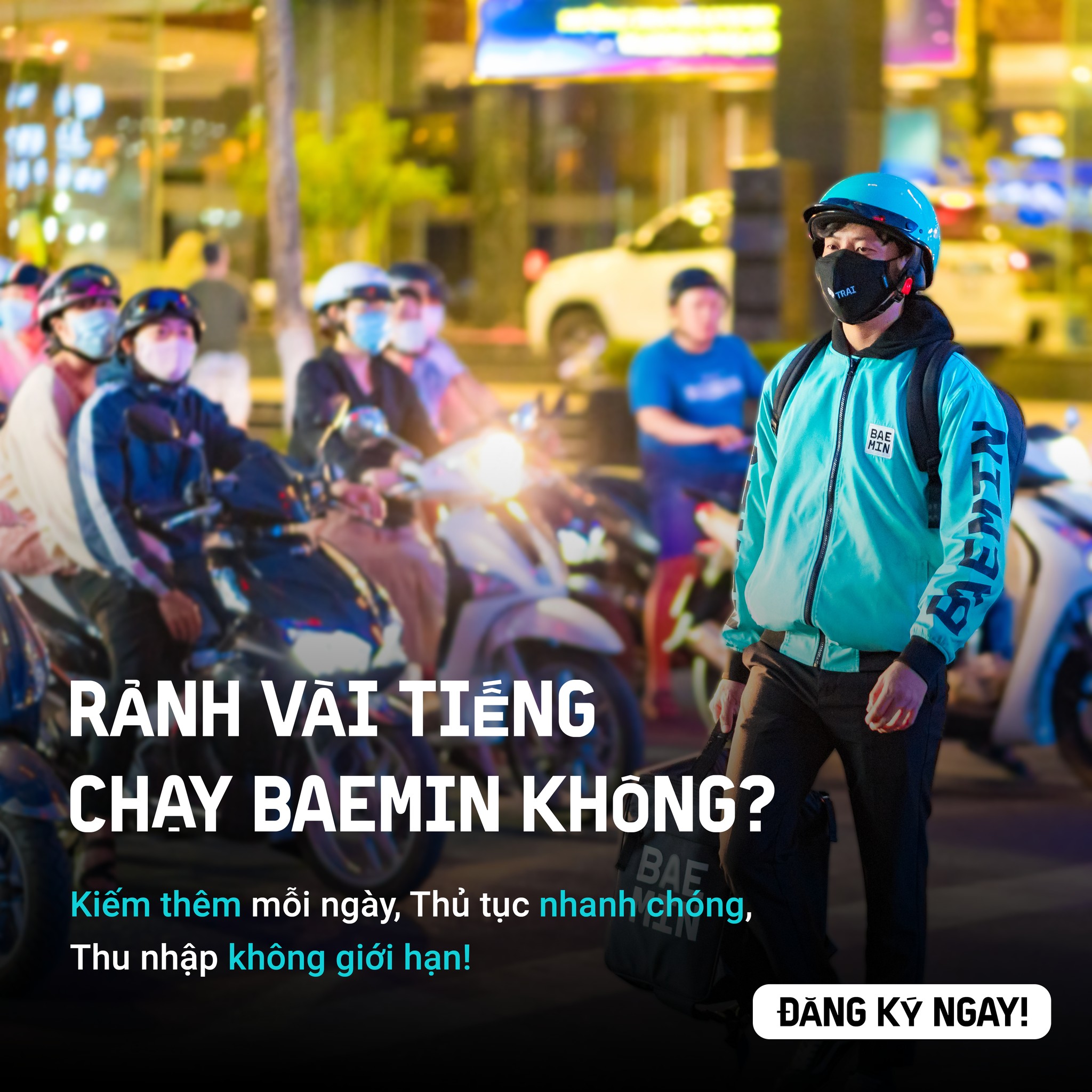 BAEMIN Rider - 🆘 [BAEMIN TUYỂN DỤNG ĐỐI TÁC TÀI XẾ] 🆘 🔥... | Facebook