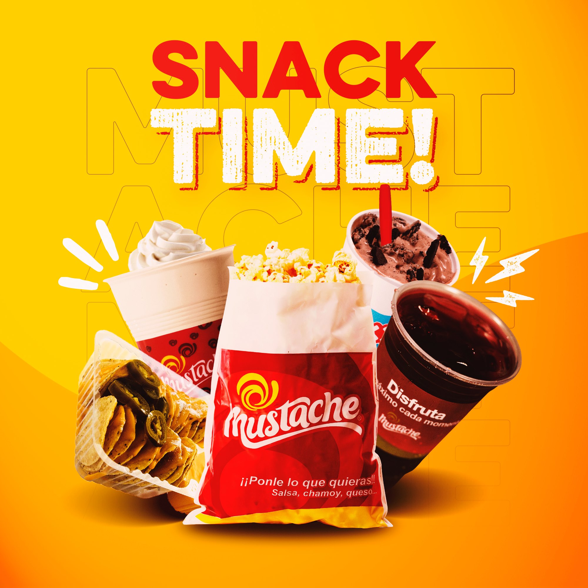 Mustache Mexico - SNACK TIME! Cuéntanos aquí abajo cuales... | Facebook