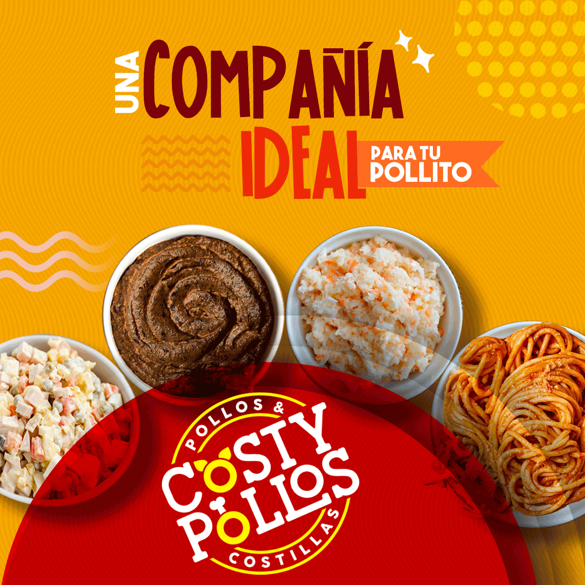 Costy Pollos - ¡Arma tu paquete con pollo y guarniciones!...