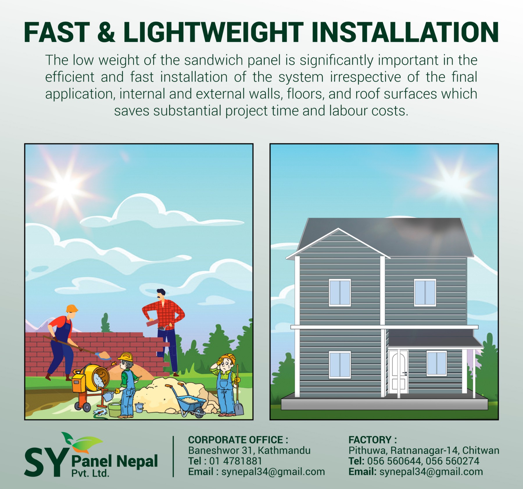 Sy Panel Nepal - SAVE TIME and SAVE MONEY by choosing SY Panel Nepal ...