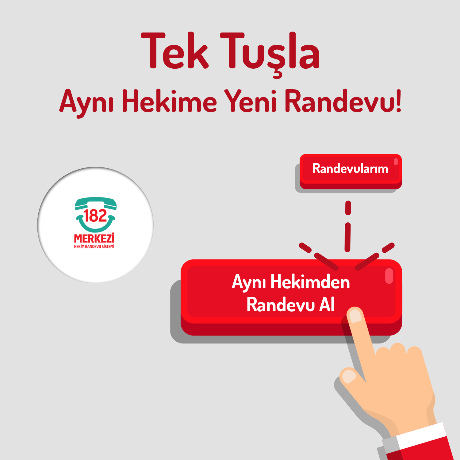 MHRS - MHRS Mobil uygulamasında yer alan "Randevularım" sekmesinden da
