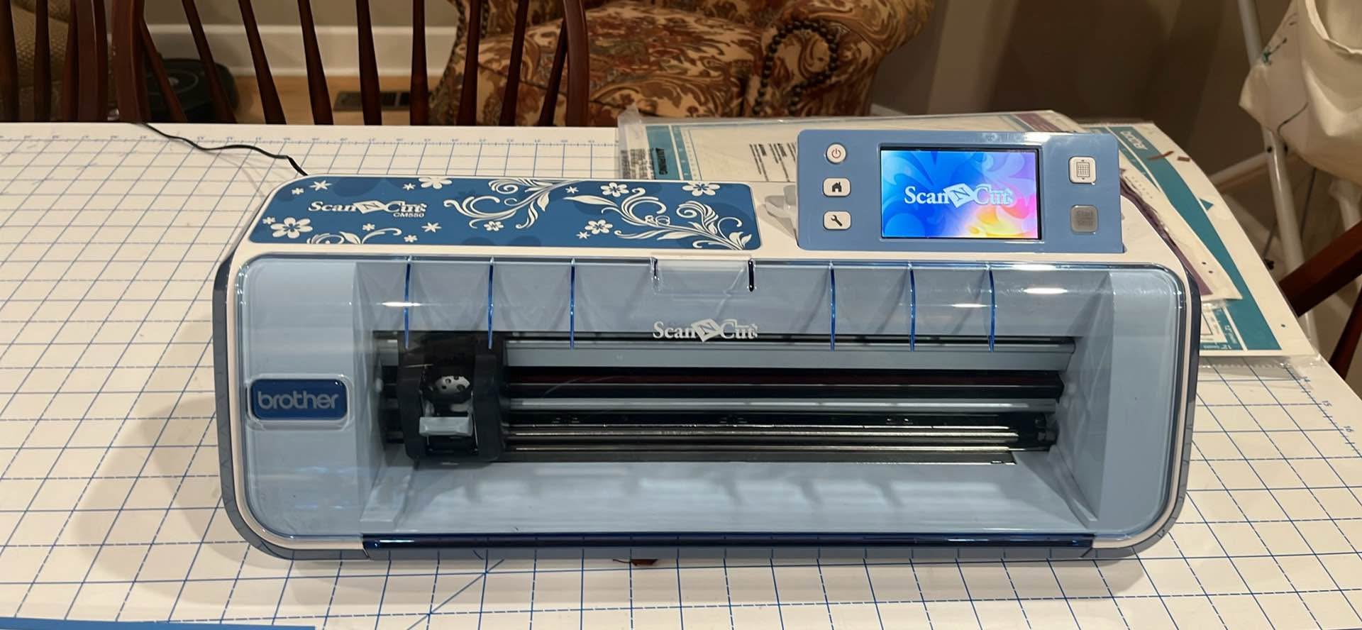 Brother Scan N Cut CM110 machine, complete with spare standard cut