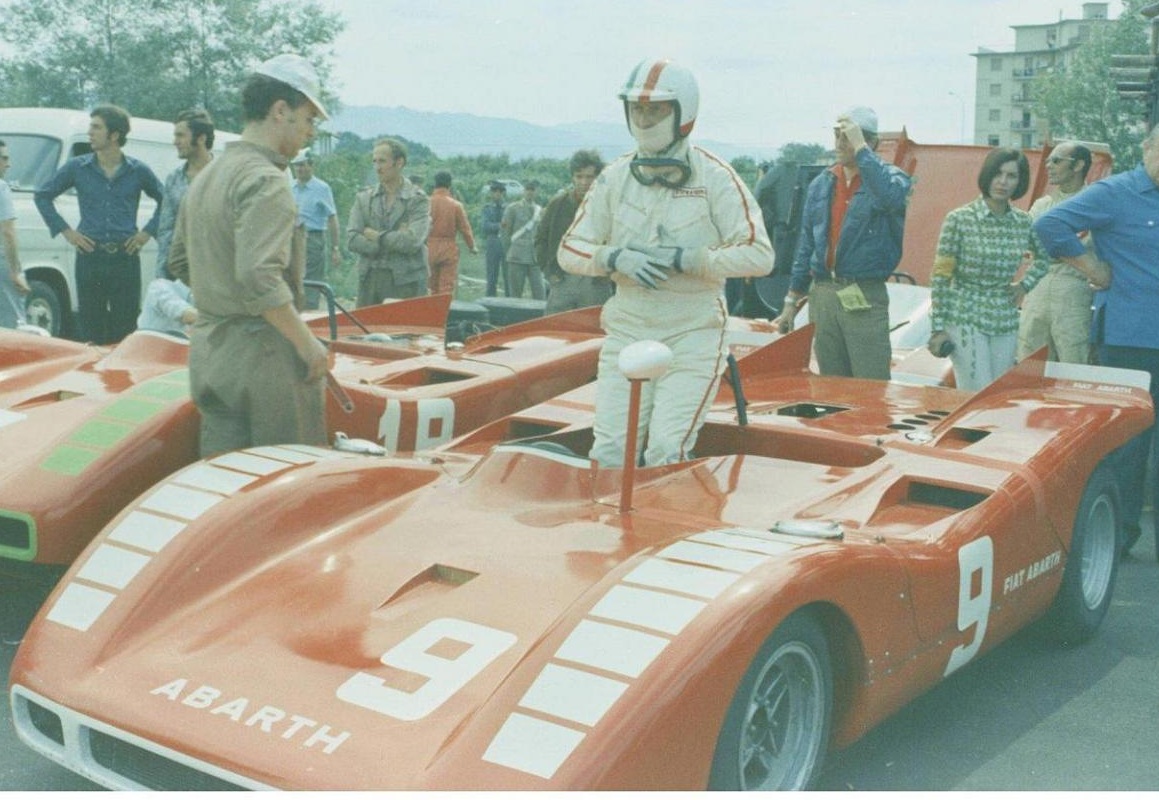 Mugello 1970 Vaccarella in his Abarth 2000 SP.