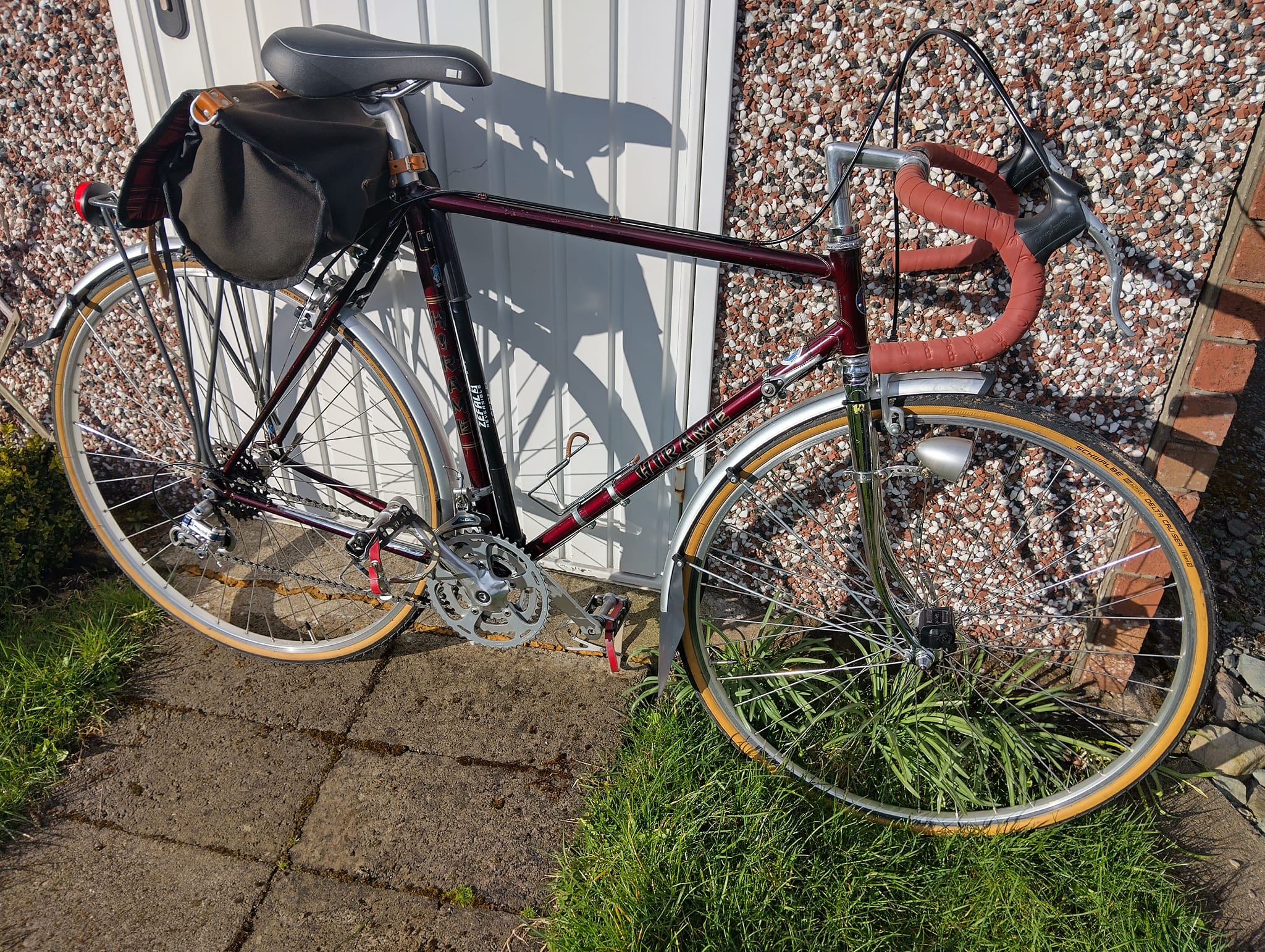 Kuwahara Hirame Sulo bike build with period parts