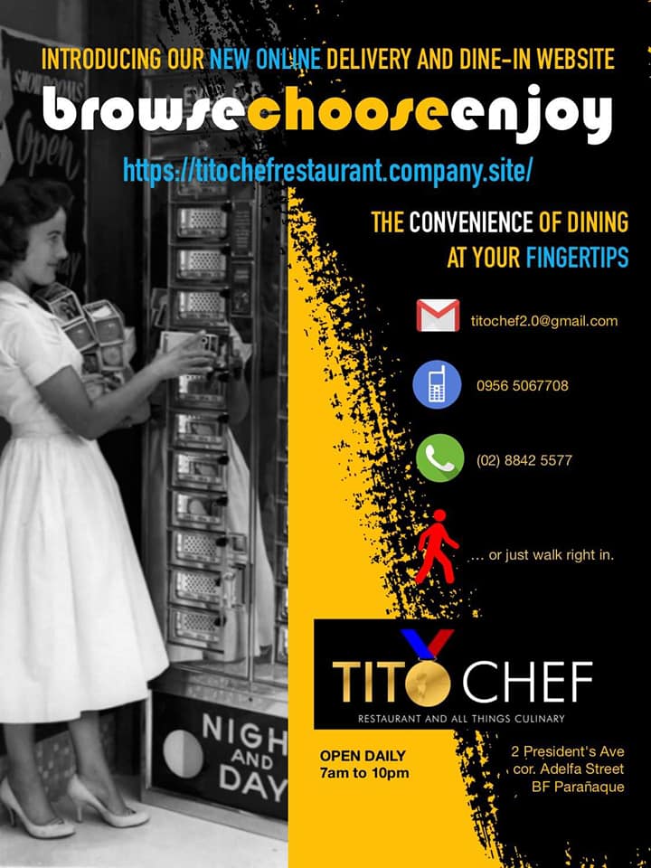 Tito Chef Restaurant and All Things Culinary | Parañaque