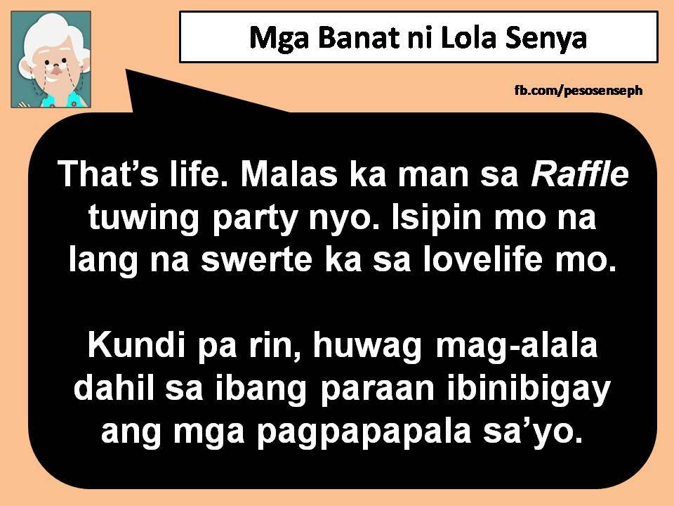 PESO SENSE - O hayan para sa mga Malas sa Raffle... Huwag mag-alala ...